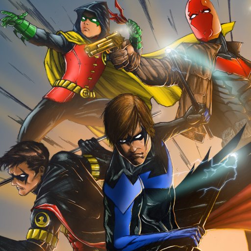 Download Nightwing Red Hood Robin (DC Comics) Red Robin Comic Batman  PFP