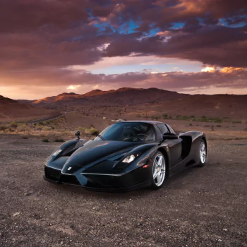 vehicle car supercar black car Ferrari Ferrari Enzo PFP