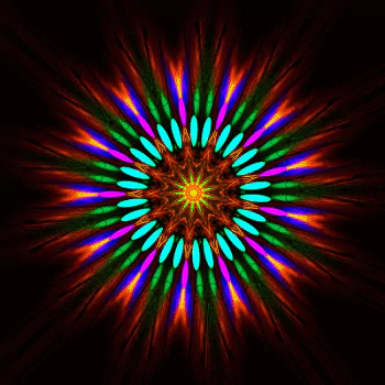  Kaleidoscope GIF Artwork by lonewolf6738