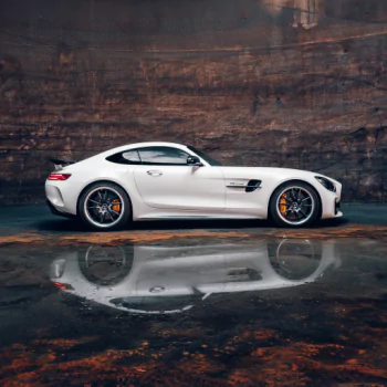 supercar reflection white car vehicle car Mercedes-AMG Mercedes-AMG GT R PFP