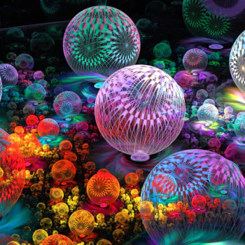 colors ball fractal Abstract PFP