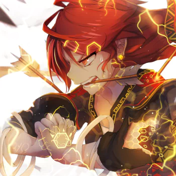 Pixiv Fantasia red hair Anime Pixiv Fantasia T PFP