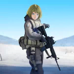 weapon gun blonde short hair Call Of Duty video game PFP