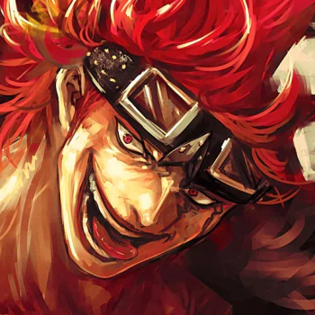 red eyes red hair One Piece Eustass Kid Anime PFP