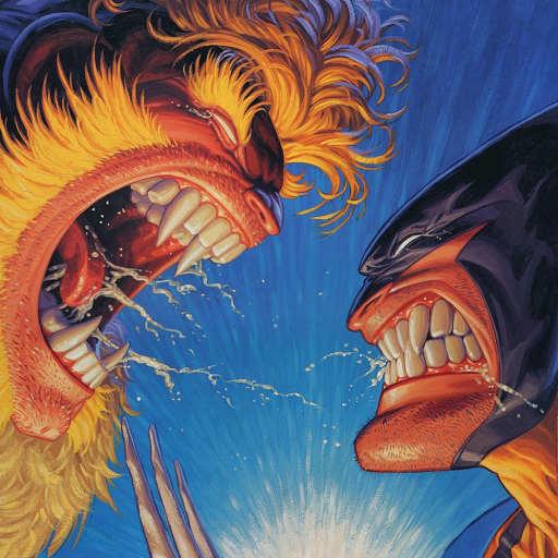 Download Sabertooth Wolverine Superhero Comic PFP