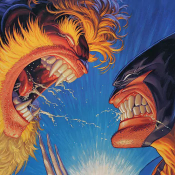 Sabertooth Wolverine superhero Comic PFP