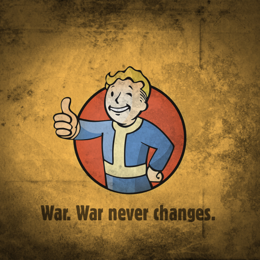 Fallout Vault Boy - War Never Changes