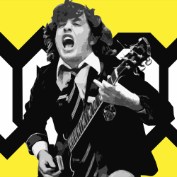 Angus Young From Band ACDC