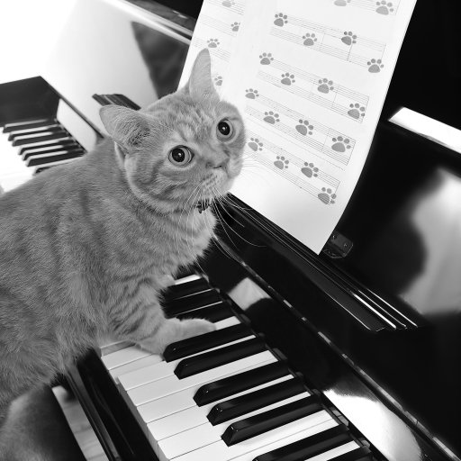 Download Cat Piano Animal PFP