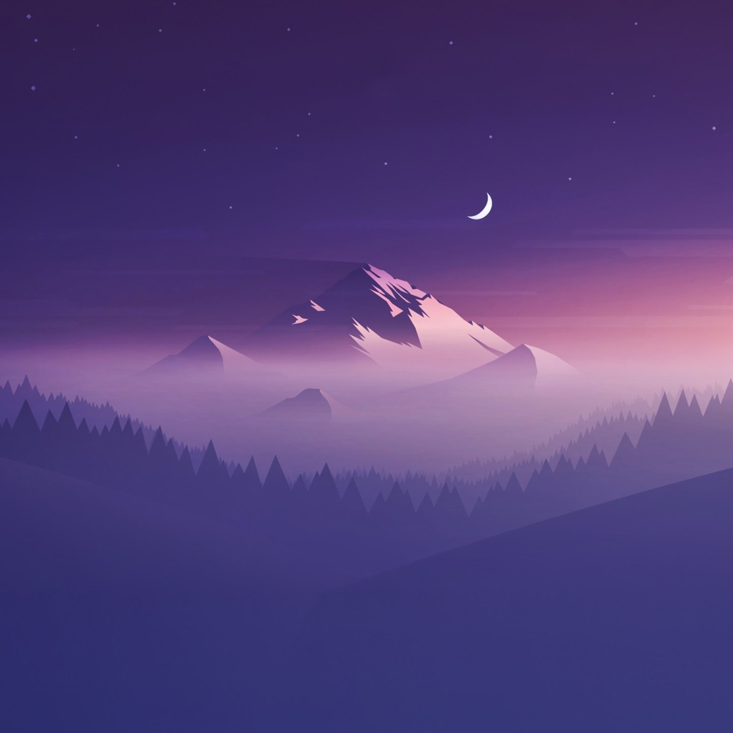 Download Mountain Artistic Minimalist PFP