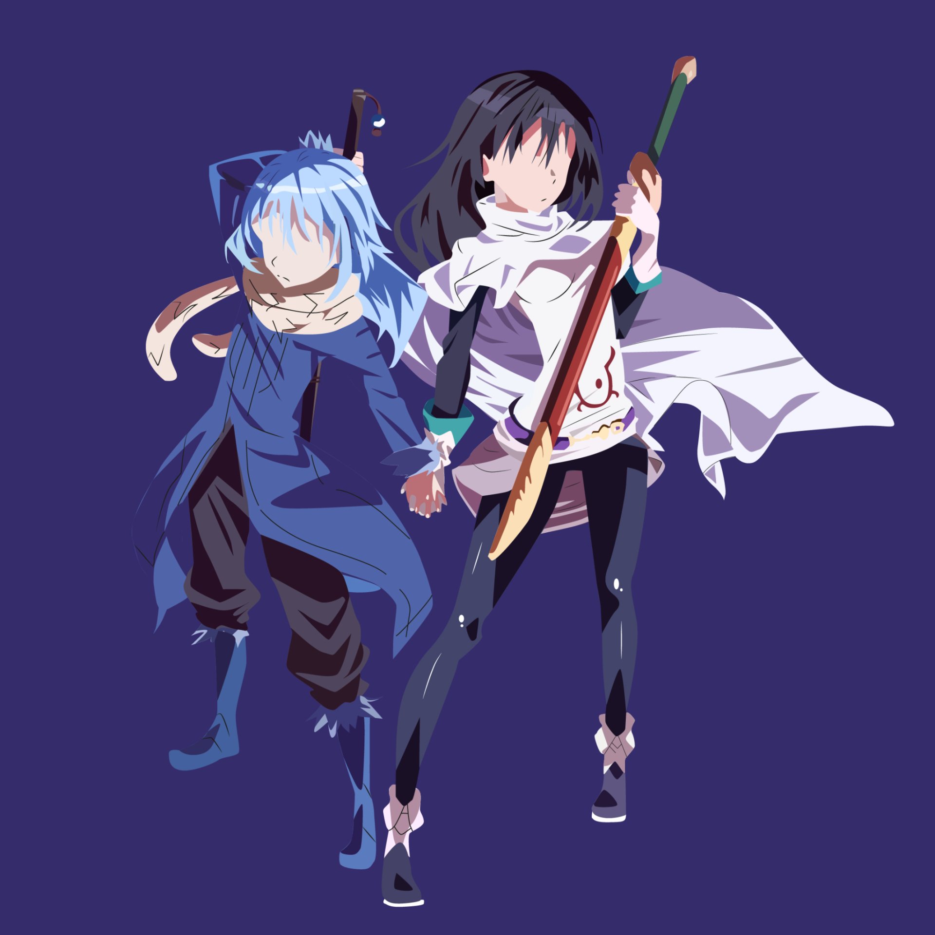 Rimura Tempest & Shizue Izawa Minimalist Forum Avatar | Profile Photo