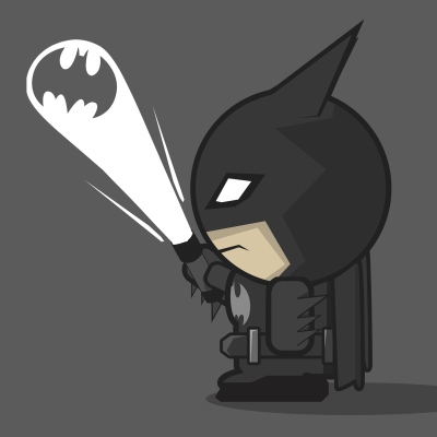 Batman with a Bat-Signal Torch by BossLogic
