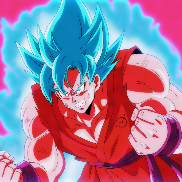 Goku SSGSS Kaioken by Salvador Vera