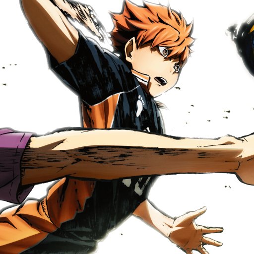 Forum avatar/pfp of Shōyō Hinata from Haikyū!! — dynamic anime shot of him lunging forward in his black-and-orange volleyball uniform, orange hair flying.