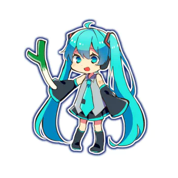  Hatsune Miku Chibi by まむ酸