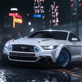 Need for Speed Payback Ford Mustang white car muscle car video game PFP