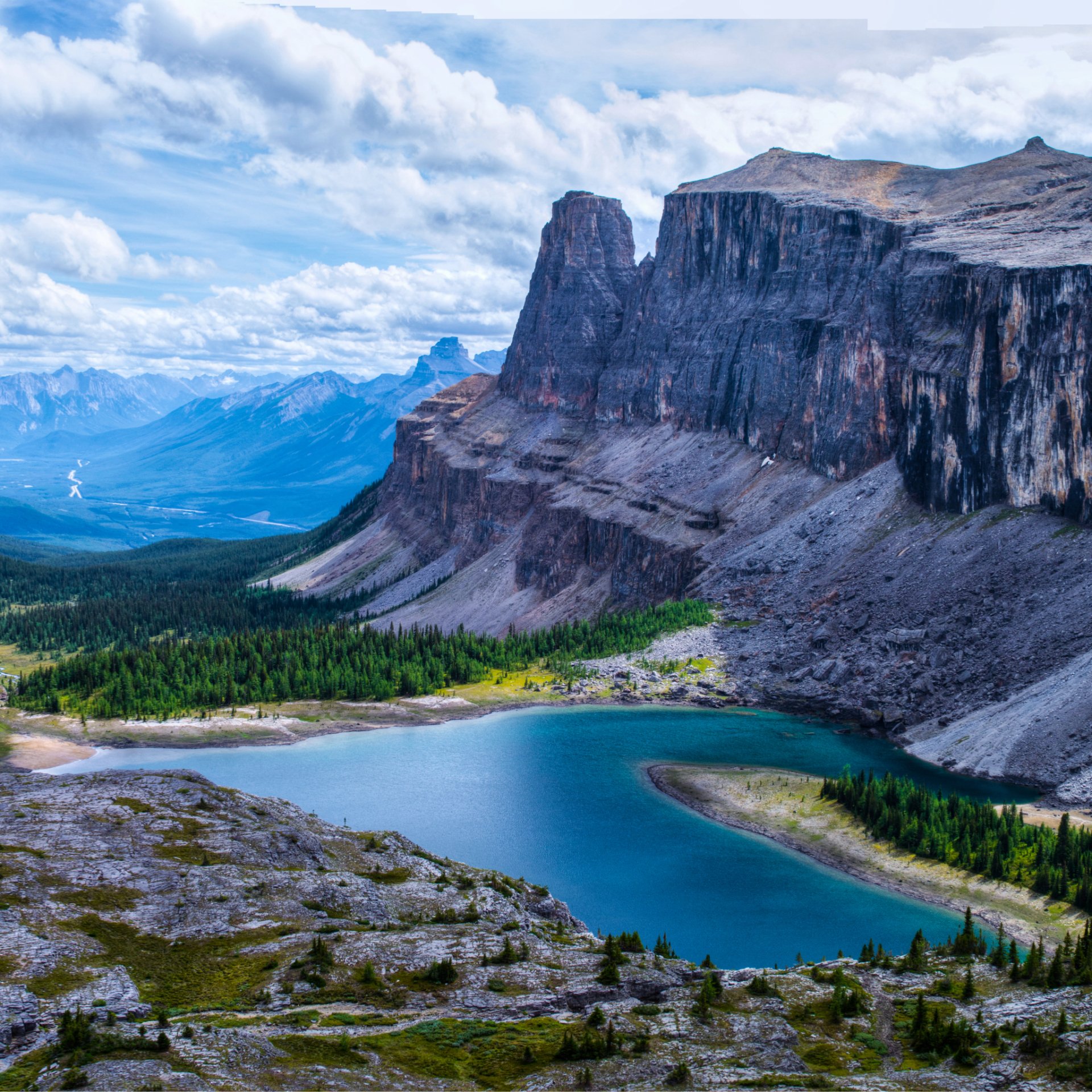 Download Banff National Park Lake Mountain Sky Nature PFP