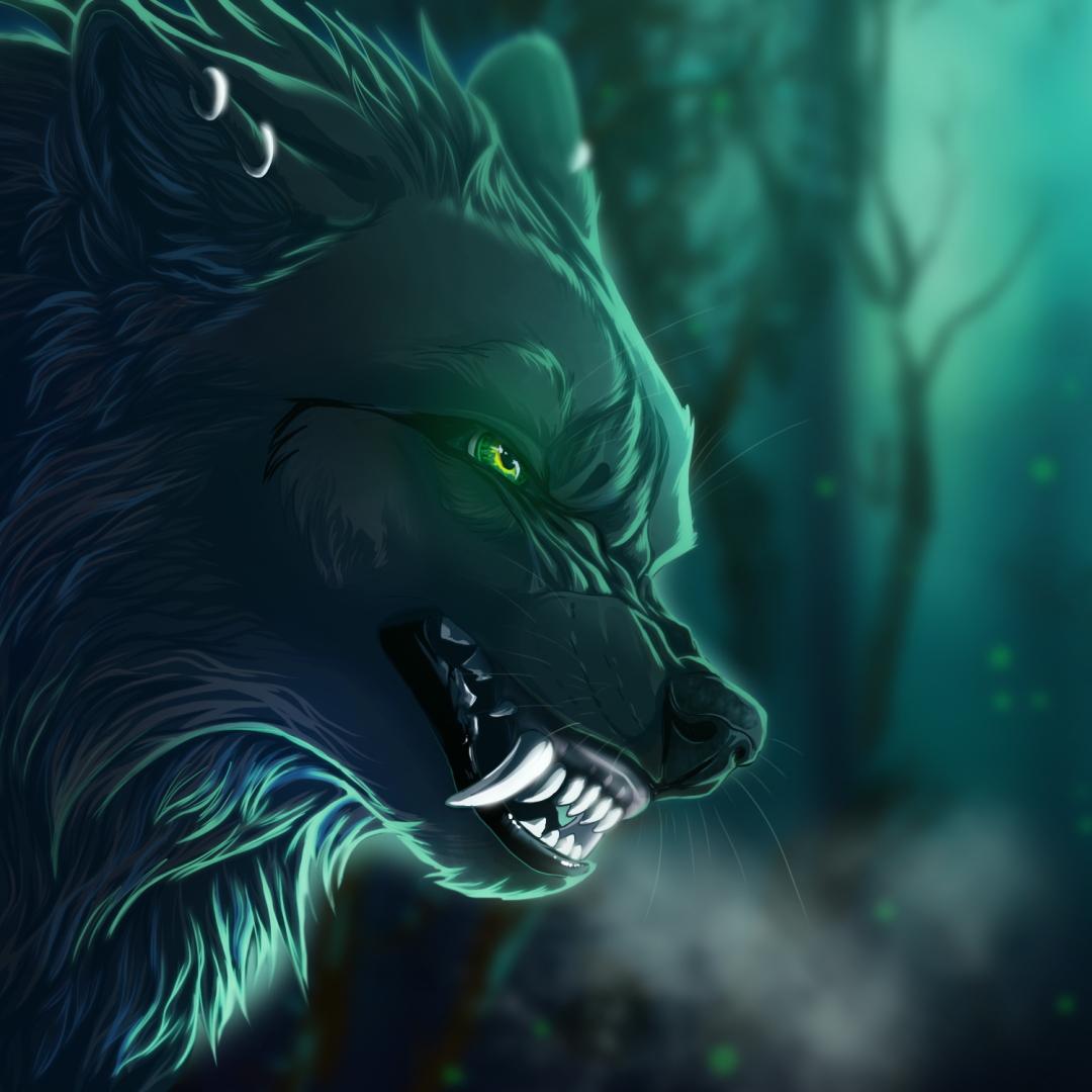 Fantasy Wolf Pfp by WolfRoad
