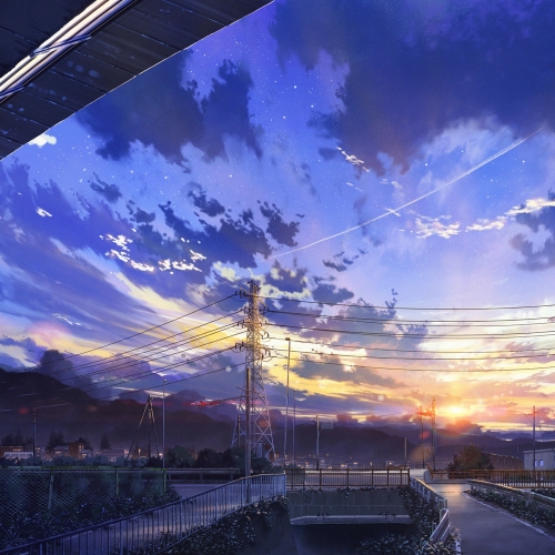 Anime Sunset Pfp by NIK