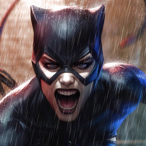 Download Rain DC Comics Catwoman Comic PFP