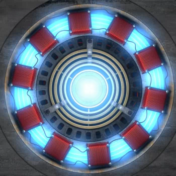 Iron Man's ARC reactor powered electromagnet chest piece