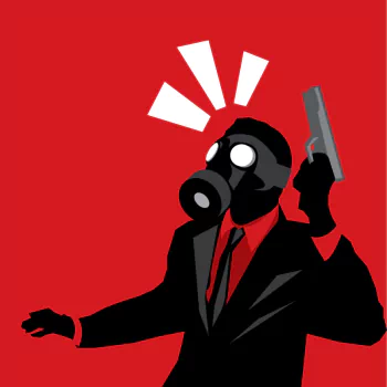 gas mask dark PFP