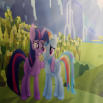 Download Rainbow Dash Twilight Sparkle TV Show My Little Pony: Friendship Is Magic PFP
