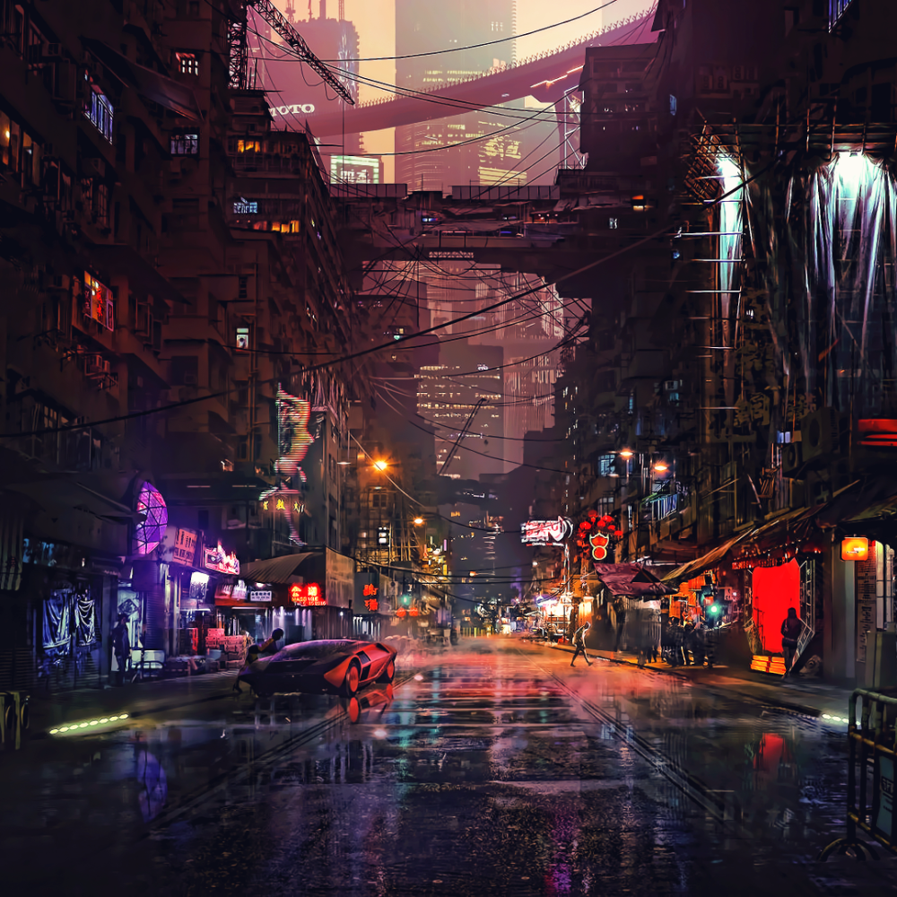 Sci Fi City Pfp by Valentin Petrov