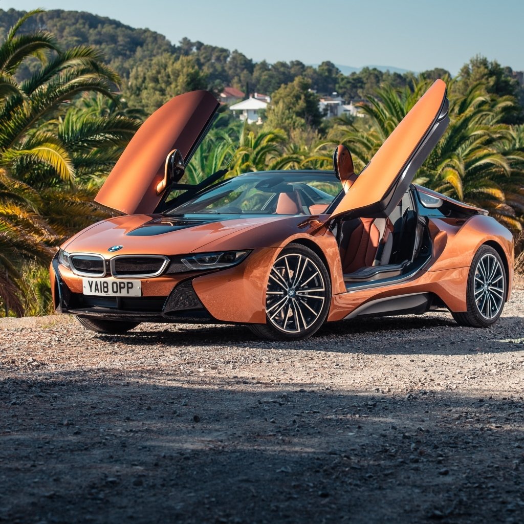 Download Supercar Orange Car Vehicle Car BMW BMW I8  PFP