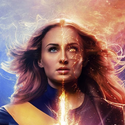 Download X-Men Jean Grey Sophie Turner X-Men: Dark Phoenix Movie Dark Phoenix  PFP