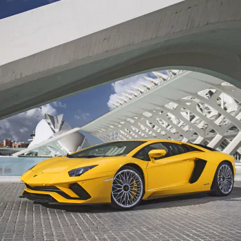 supercar vehicle yellow car car Lamborghini Lamborghini Aventador S Lamborghini Aventador PFP