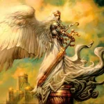 fantasy angel warrior PFP