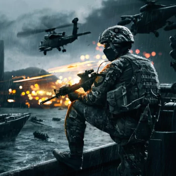 warship Battlefield soldier helicopter military video game Battlefield 4 PFP