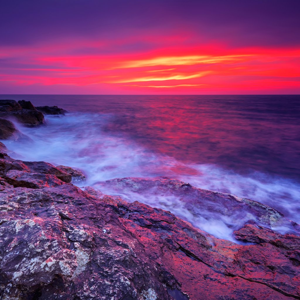 Download Sunset Horizon Nature Ocean PFP