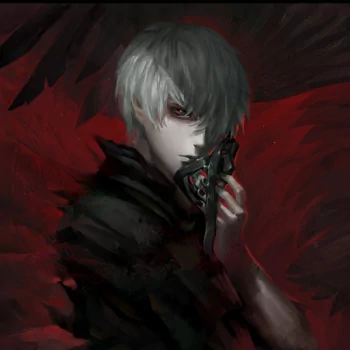 red eyes white hair Ken Kaneki Tokyo Ghoul Anime PFP