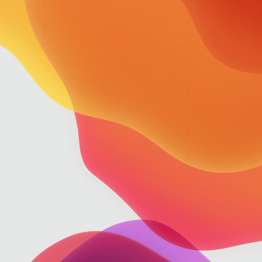 iOS 13 Wallpaper - Orange (Light)