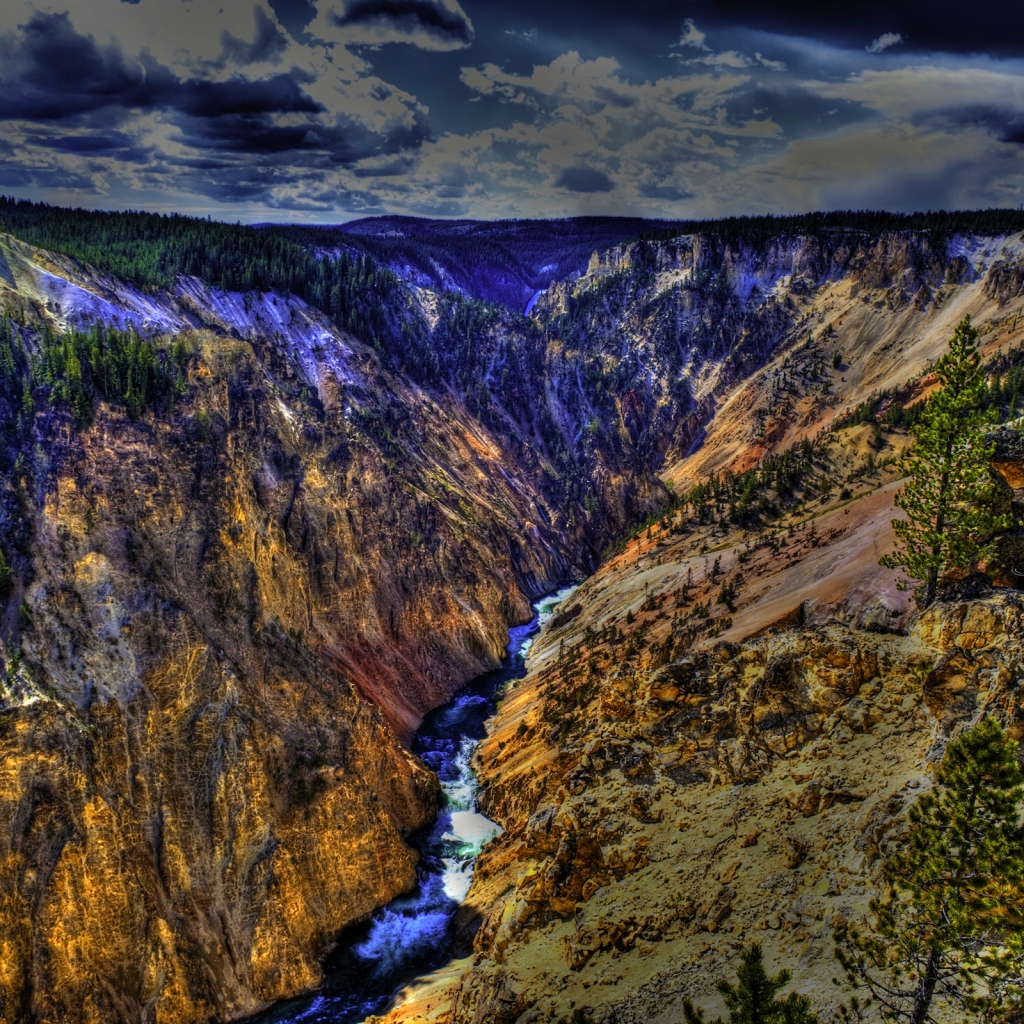 Grand Canyon of the Yellowstone by dlbdata