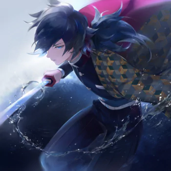 Giyuu Tomioka Anime Demon Slayer: Kimetsu no Yaiba PFP