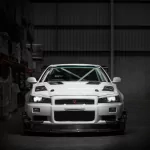 white car vehicle car Nissan Nissan Skyline GT-R PFP