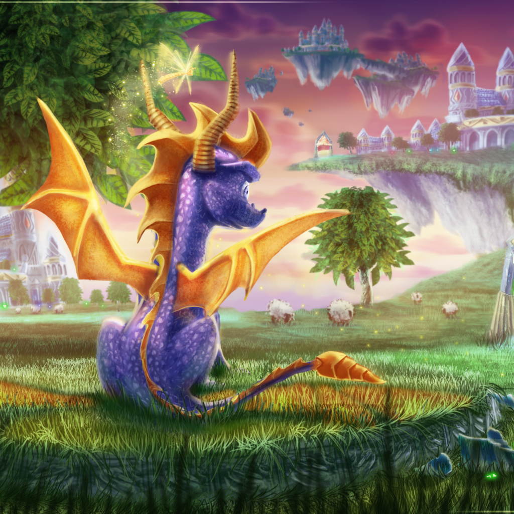 Spyro's world by IceDragonhawk