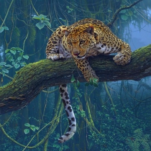 Download Jungle Branch Leopard Animal PFP