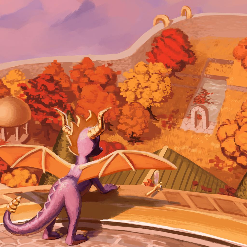 Spyro the Dragon Pfp by knockabiller