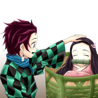 Download Tanjiro Kamado Nezuko Kamado Anime Demon Slayer: Kimetsu No Yaiba PFP