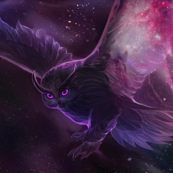  Galactic Owl by viki-vaki