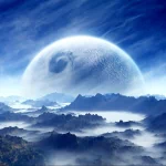 Sci Fi planet rise PFP