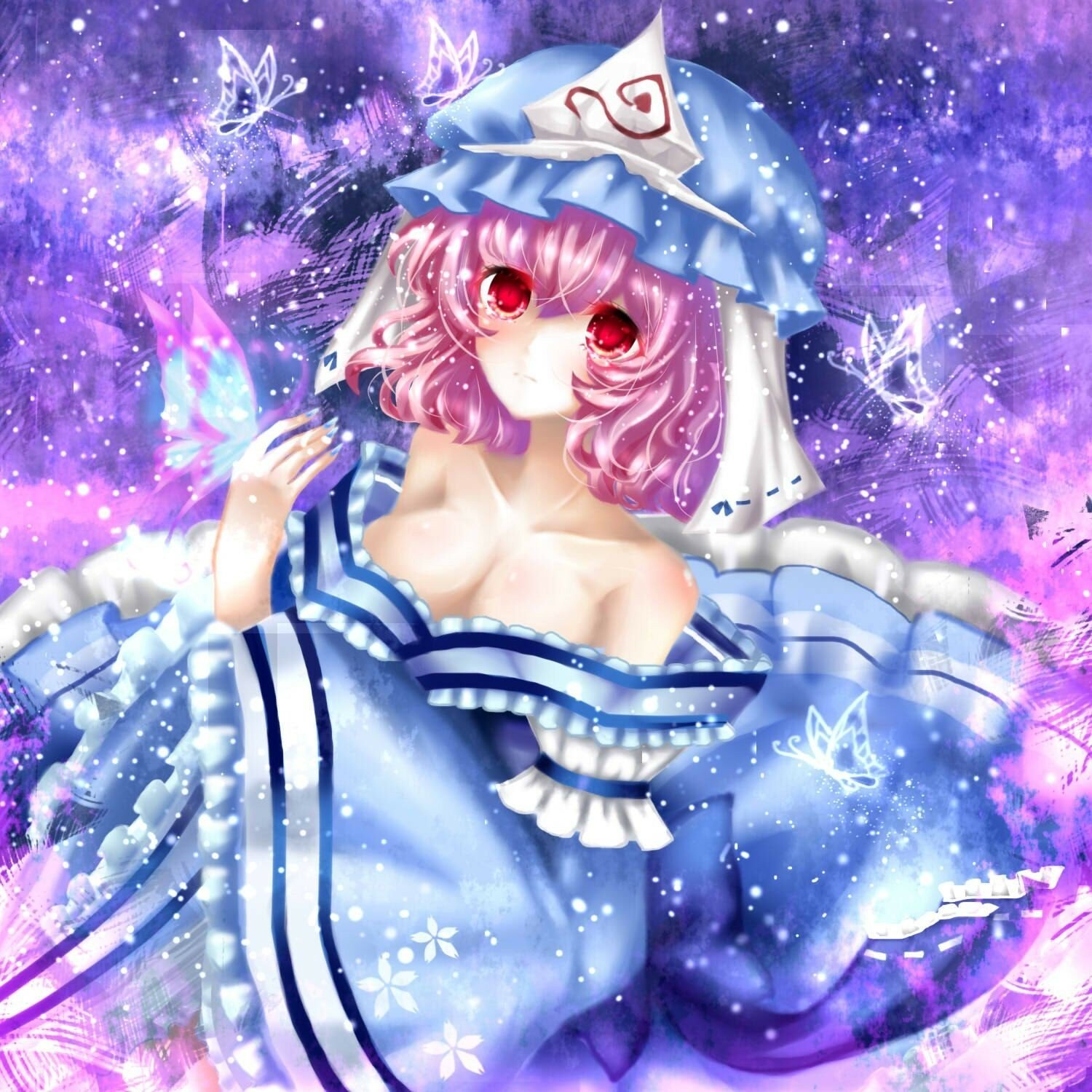 Download Yuyuko Saigyouji Anime Touhou PFP