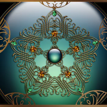  Jeweled Abstract by Nathan Smith