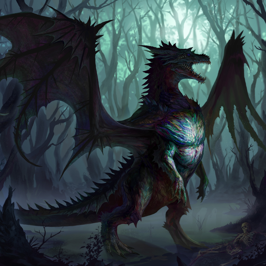 Fantasy Dragon Pfp by Umbre Ribmouth Dragon©RJ Palmer