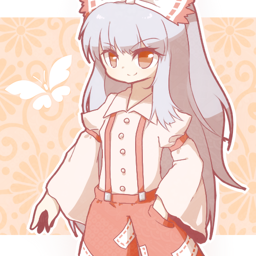 Download Fujiwara No Mokou Anime Touhou PFP
