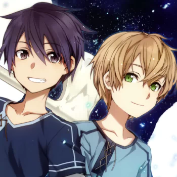 smile Eugeo (Sword Art Online) Kazuto Kirigaya Kirito (Sword Art Online) Anime Sword Art Online PFP